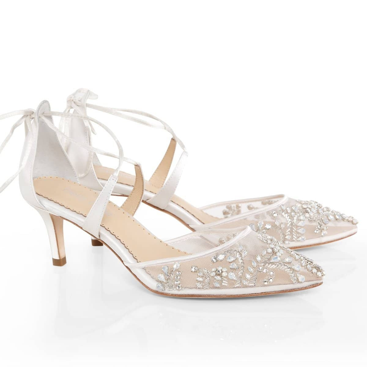 Bridal heels ivory online