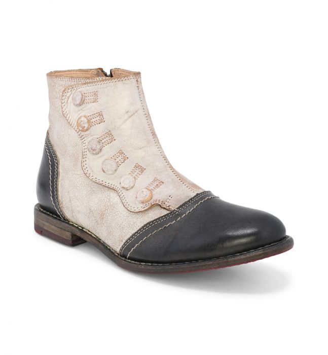 Josephine Black Victorian Half Boot