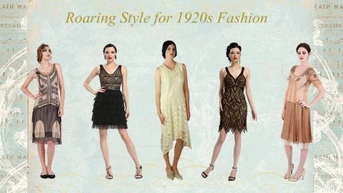 1920s Flapper Fashion Dresses - WardrobeShop