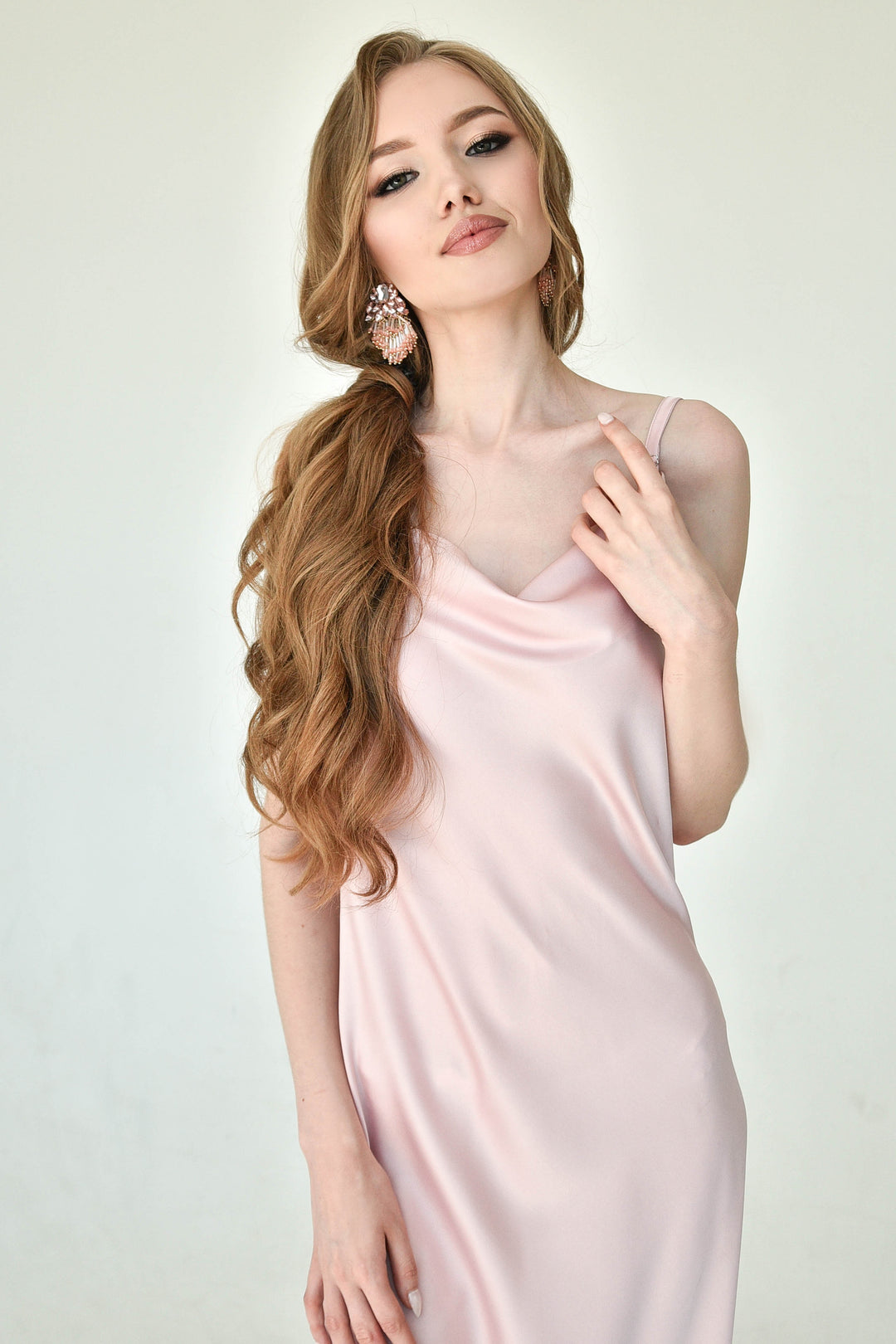 Seraphic Robe and Nightgown Set in Rose