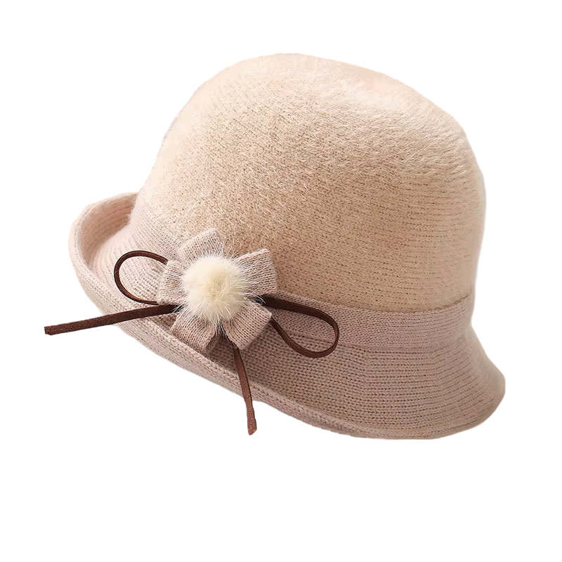 Evelyn 1920s Vintage Style Cloche Hat in Beige