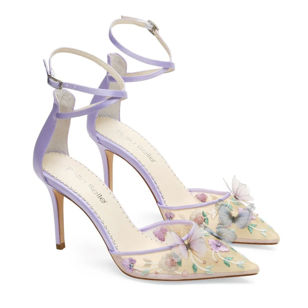 Eve Garden Party Heels in Lavender