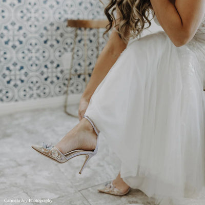 Eve Garden Party Heels in Lavender