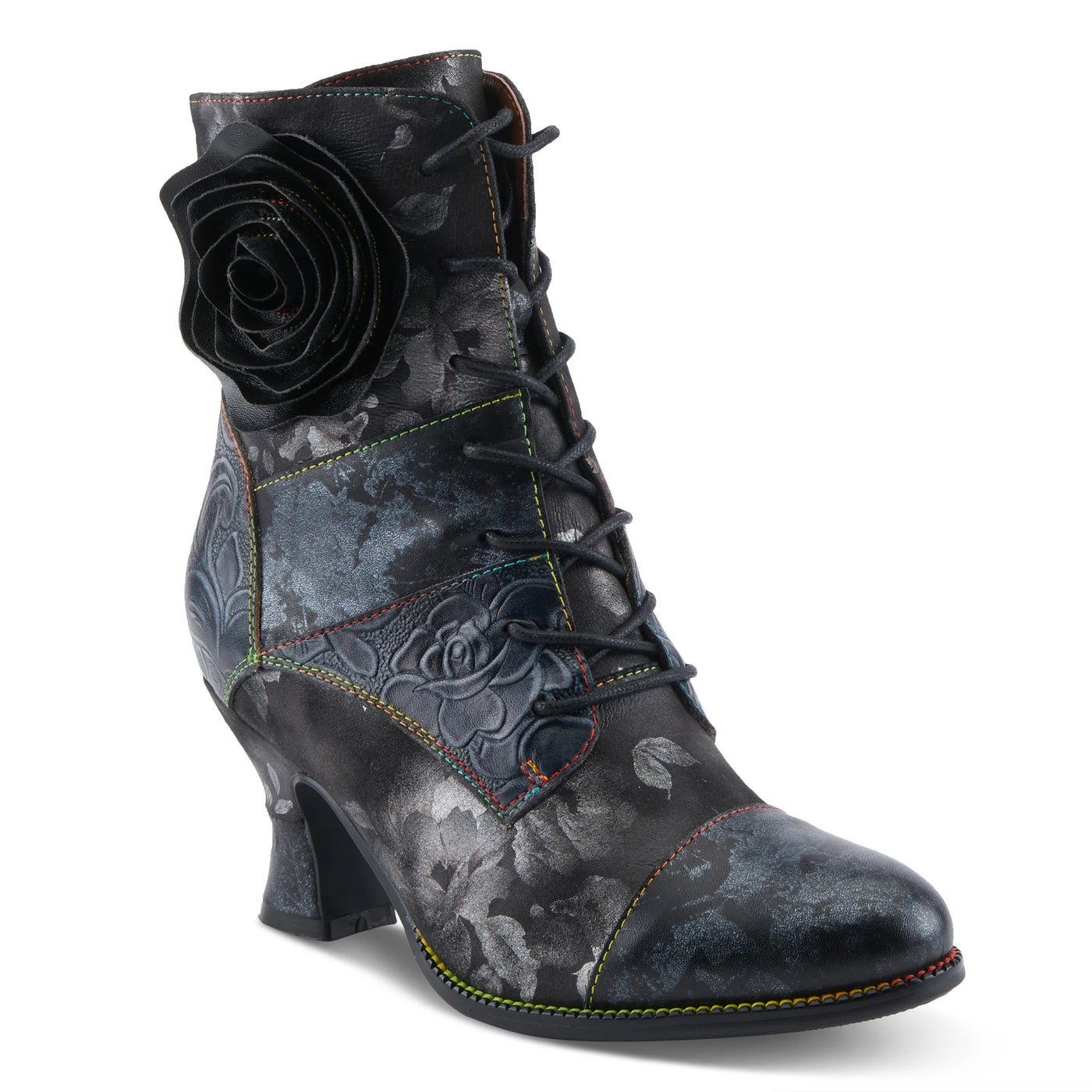 Roselia-Stunin Boots in Black Multi