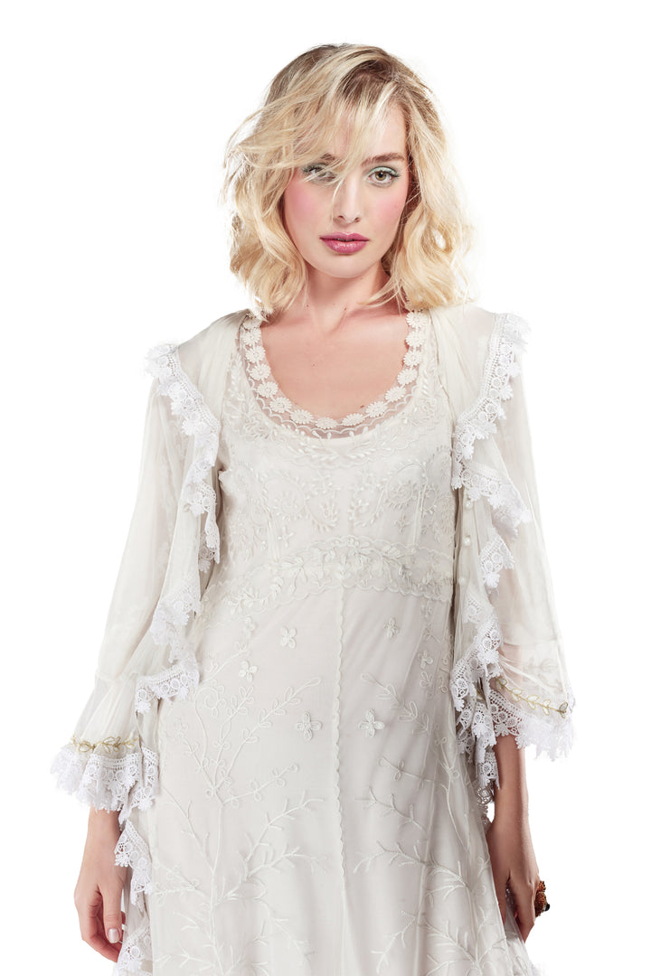 Seraphina Western Style Duster in Ivory by Nataya