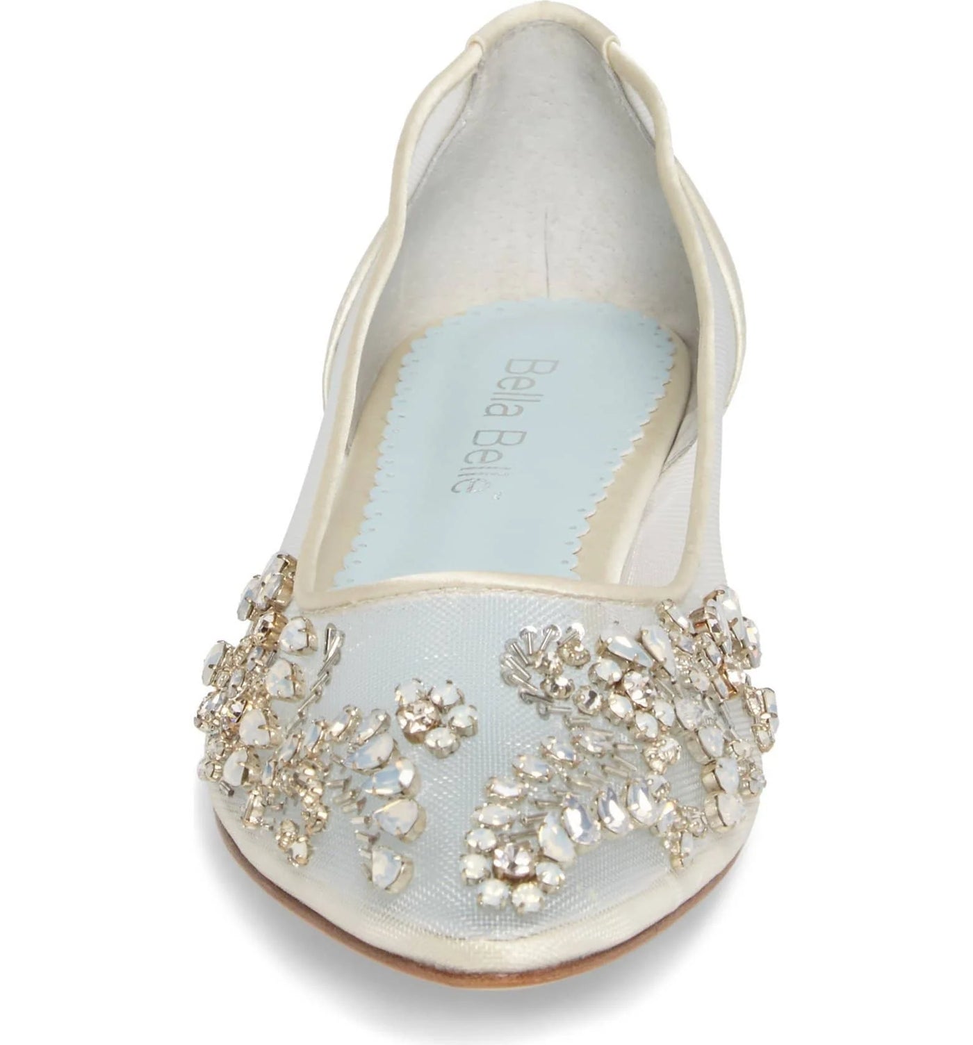 Willow Vintage Inspired Bridal Flats in Ivory