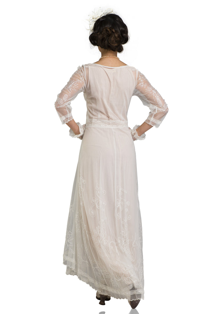 Downton Abbey Tea Party Gown 40163 in Ivory by Nataya