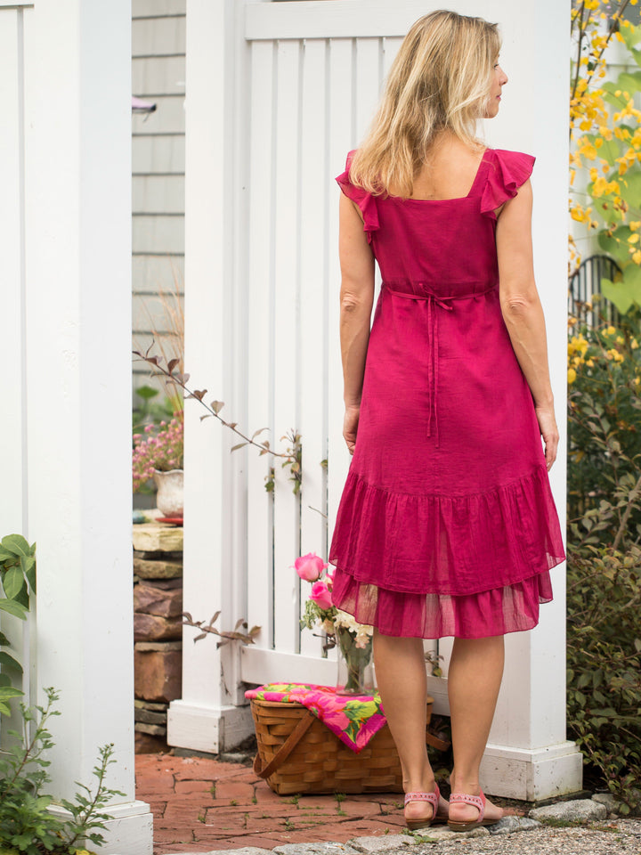 Josephine Romantic Dress in Fuchsia by April Cornell WardrobeShop