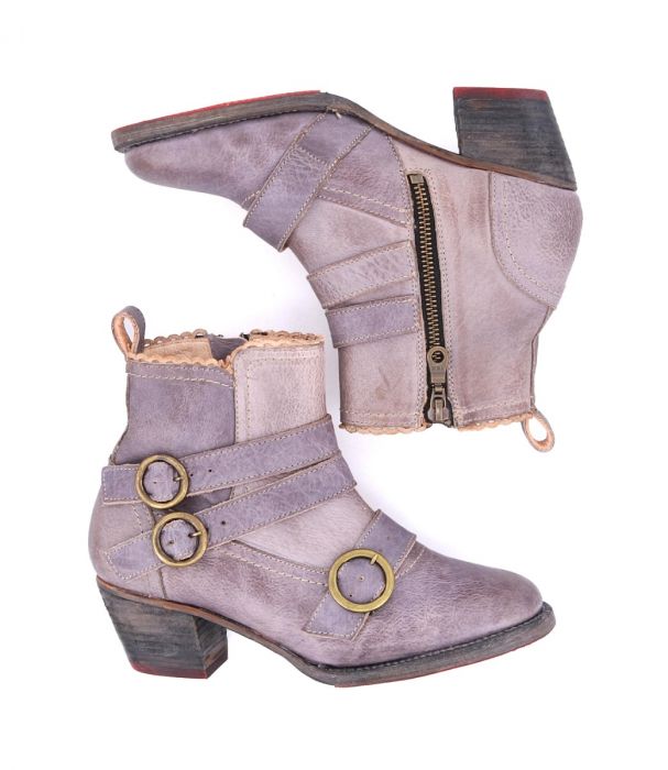 Bady Modern Victorian Boots in Alkaline Rustic by Oak Tree Farms